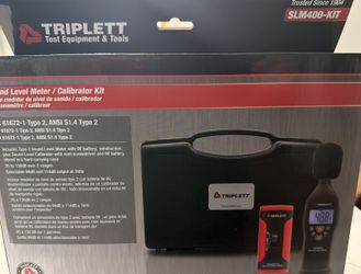Triplett SLM400 Sound Level Meter Kit with Calibrator