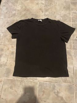 Elwood Distressed T-Shirt Men’s SZ Large Organic Cotton Faded Black Tee