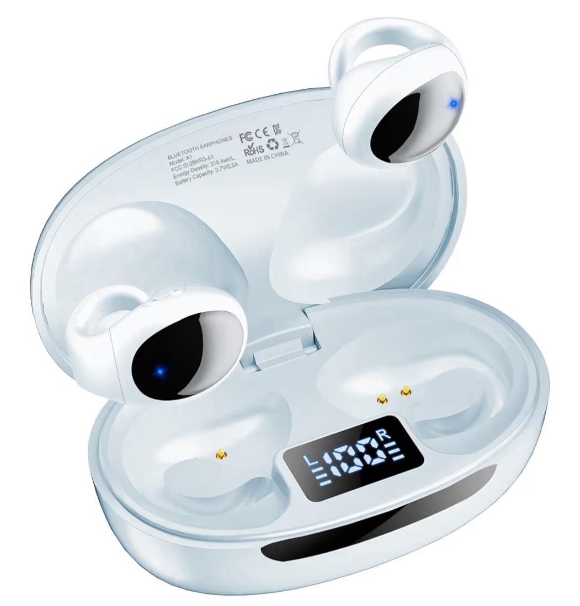 Open Ear Headphones Blue