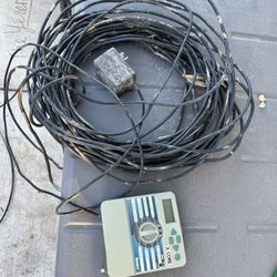 Sprinkler Timer With 40ft Of Wire $25