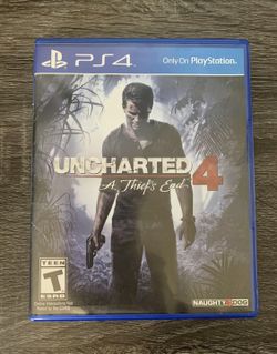 PS4 UNCHARTED 4 game
