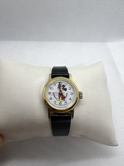 🐭🐭Sweet Vintage Disney Bradley Mickey Mouse Mechanical Women & Kids Watch 70s🐭🐭