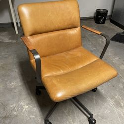 Brown Learher Chair