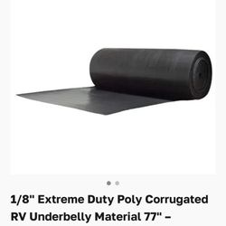 RV Underbelly Material 