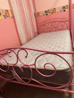 Pink Twin Bed