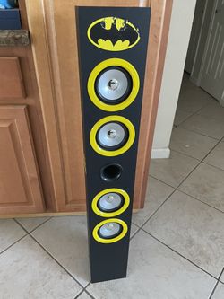 Batman Bluetooth Speaker Tower Working Spotlight
