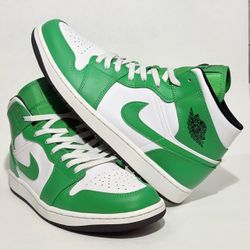 Air Jordan 1 Mid “Lucky Green”  DQ8426-301 Men’s Size 12 “No Box”