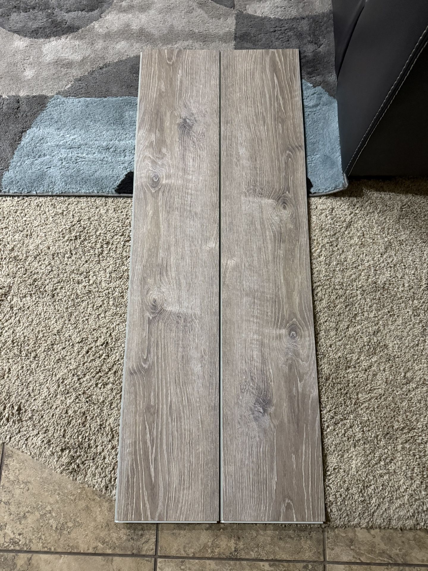 Sterling Oak 6 MIL x 8.7 in. W x 48 in. L Click Lock Waterproof Luxury Vinyl Plank Flooring (20.1 sqft/case)