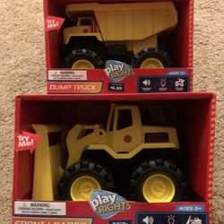  Dump truck and front loader