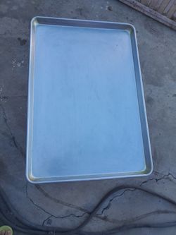 Stainless Steel Food Tray, 26x18 Inches