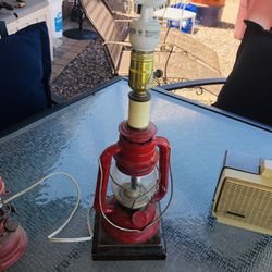 Dietz Lantern Made In To A Lamp 