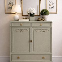 Vintage Solid Wood Cabinet / Dresser / Wardrobe