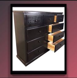 Dresser Nine Drawers Pinewood / Cajoneras Madera 100%