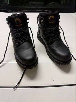 Black work boots