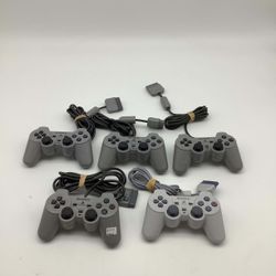 Ps1  PlayStation Sony Dual Analog Controllers (5 Available)