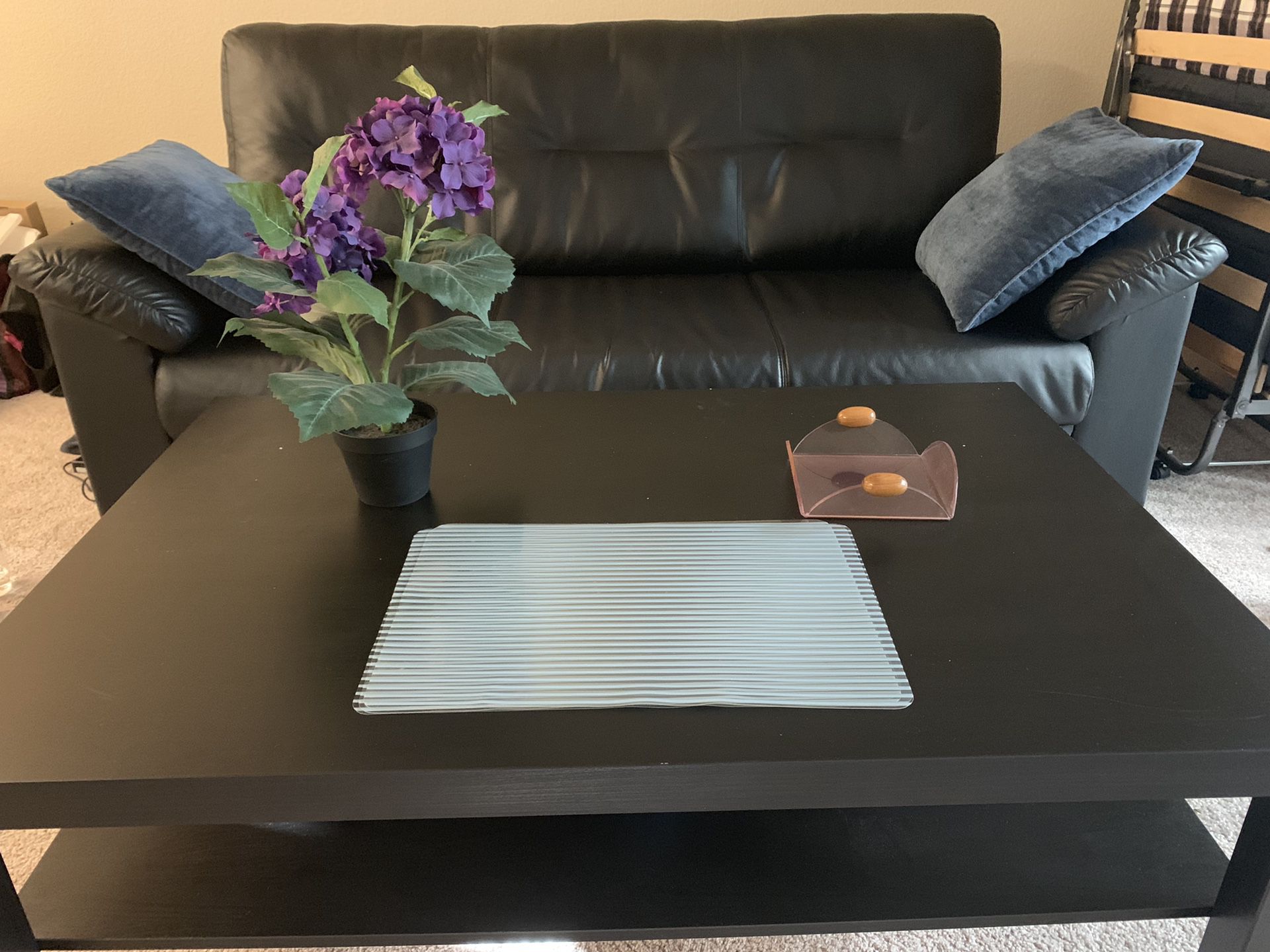 Sofa and coffee table - IKEA