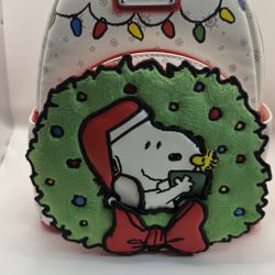 Snoopy And Woodstock Holiday Plush Wreath Loungefly