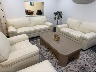 Furniture- 100% Genuine top grain leather sofa- Myars