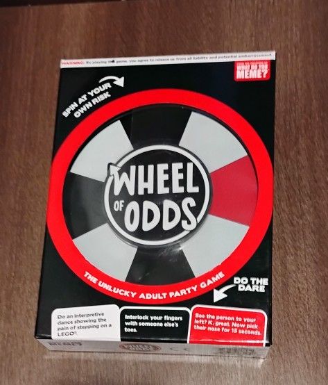 WHEEL of ODDS adult party game - New