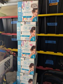 NEW The Honest Company Clean Conscious Diapers Baby - Size 5 - 50ct