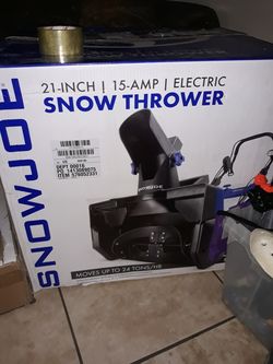 Snow Joe 21 inch/ 15 amp / Electric (NEW)