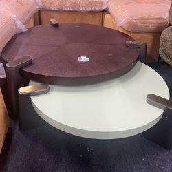 Two-piece coffee table set，$220