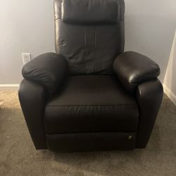 Brown Leather Recliner