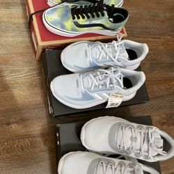 Vans, Adidas & Under Armour Shoes New Condition 