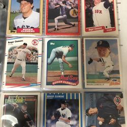 Roger Clemens Baseball Card 200 Count Lot 