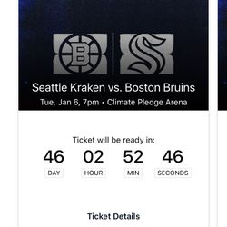 Seattle Kraken Game Tickets 
