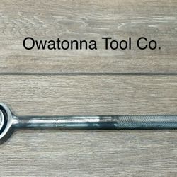 Vintage Owatonna Tool Co 1/2" Swivel Head Ratchet - Pat. Pending