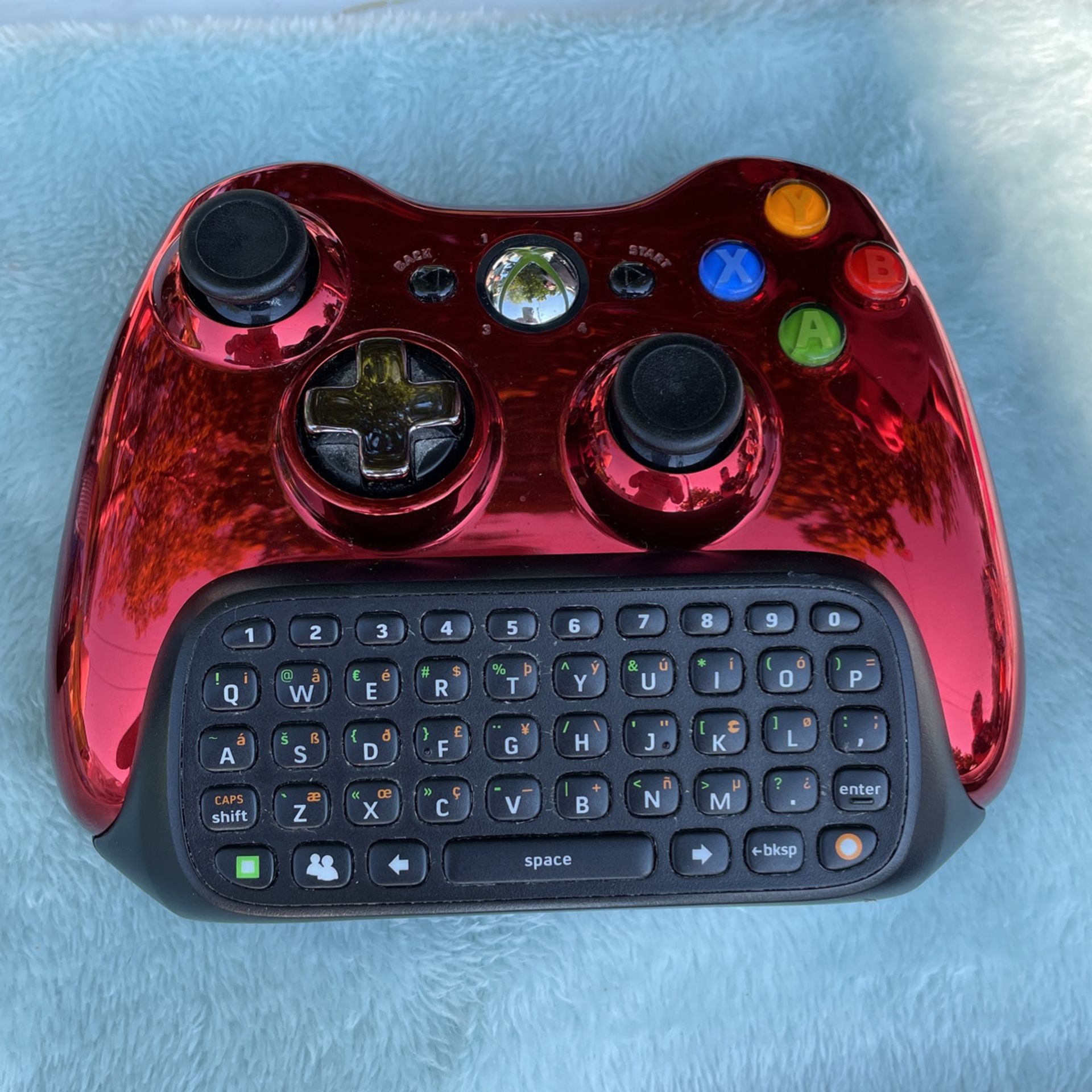 Xbox 360 Crome Controller With Detachable Controller