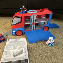 Spidey and his Amazing Friends Marvel's Web Transporter Feature Vehicle