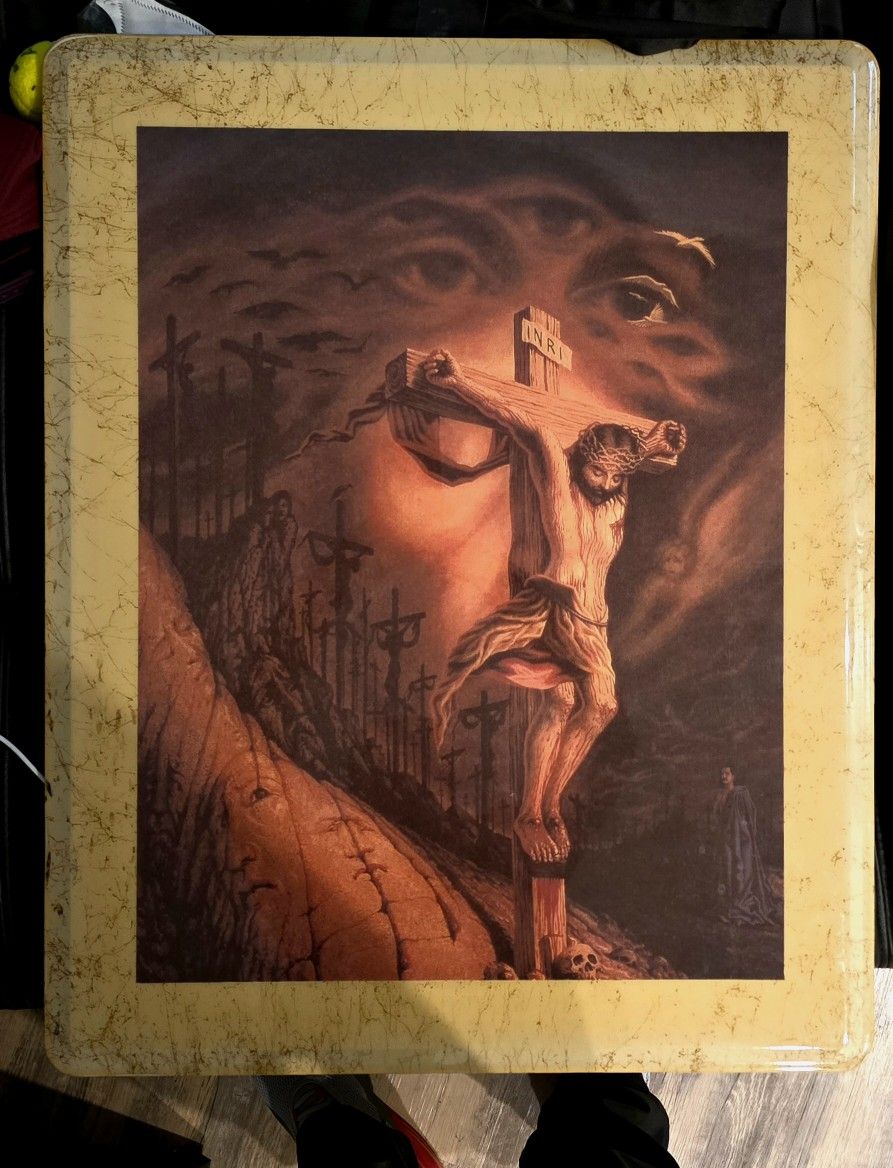 "Calvary" by artist Octavio Ocampo.