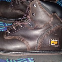STEEL TOE TIMBERLAND BOOTS 