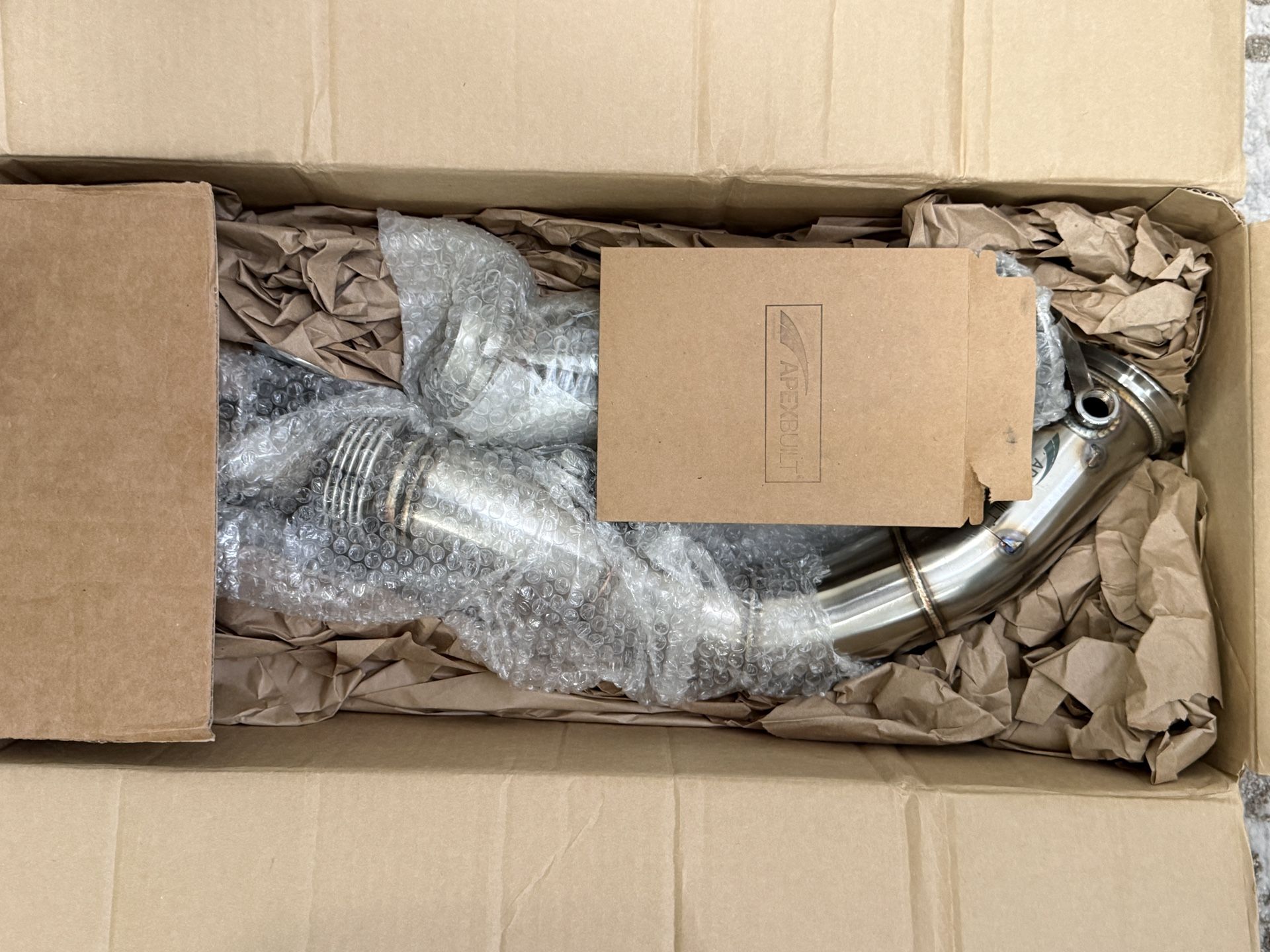 ApexBuilt® BMW F80 M3/ F8X M4 Catless Race Downpipes (S55, 2015-18)