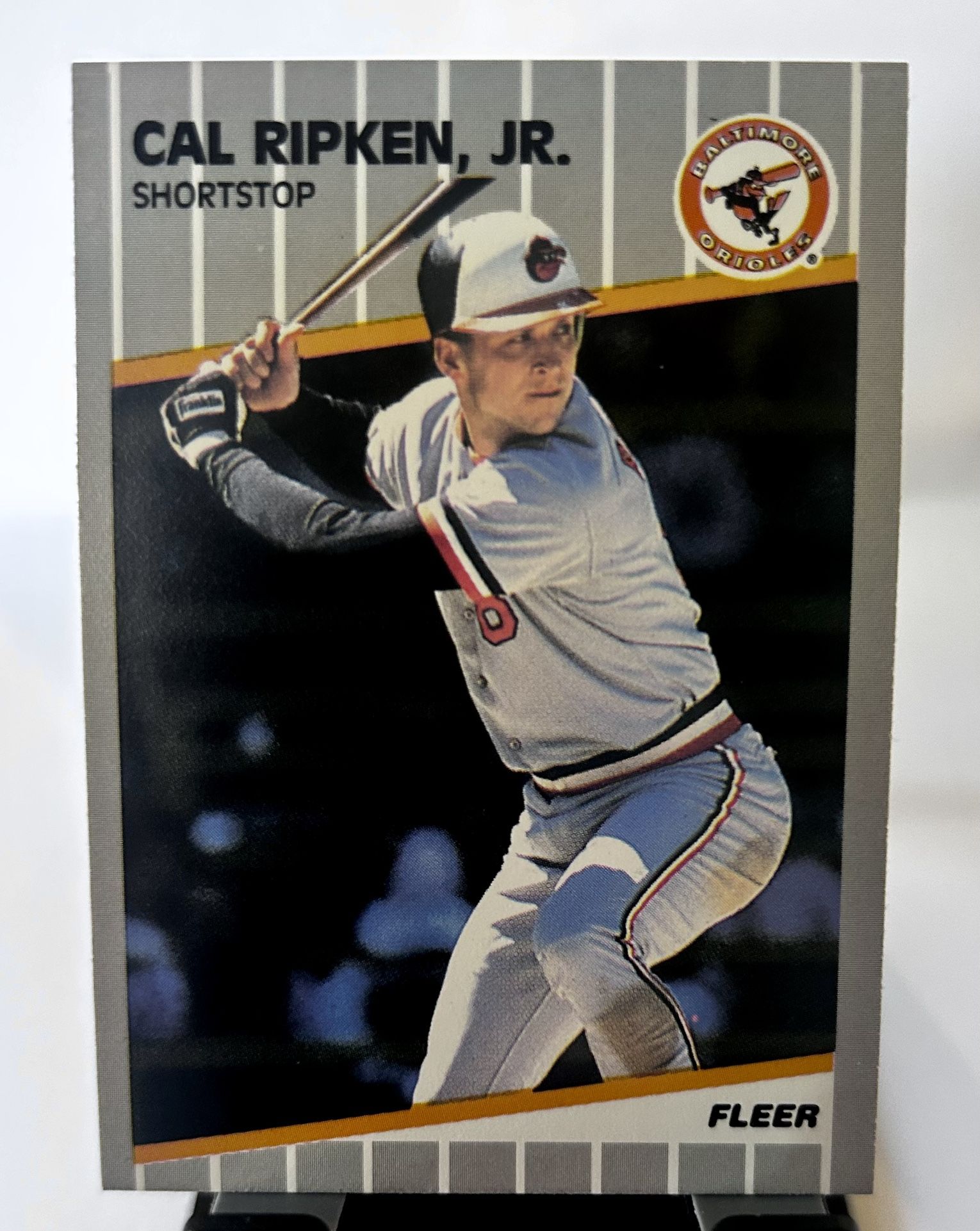 1989 Fleer Cal Ripken Jr Error Card