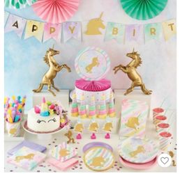 Unicorn Sparkle Shaped Birthday Banner