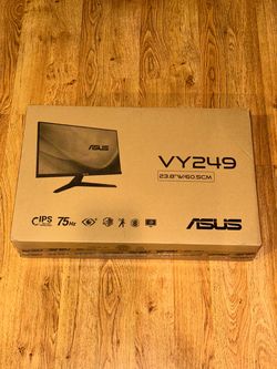 ASUS VY249 Computer Monitor Black 23.8″W TFT Full HD IPS 75Hz BRAND NEW SEALED