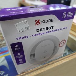 Kidde Battery‑Operated Combination Smoke & Carbon Monoxide Detector w/ Voice Alerts