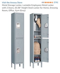 Metal Storage locker with 2 doors