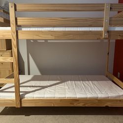 IKEA MYDAL Bunk bed. Twin. Pine
