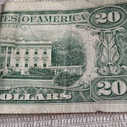 20 dollar bill from 1980