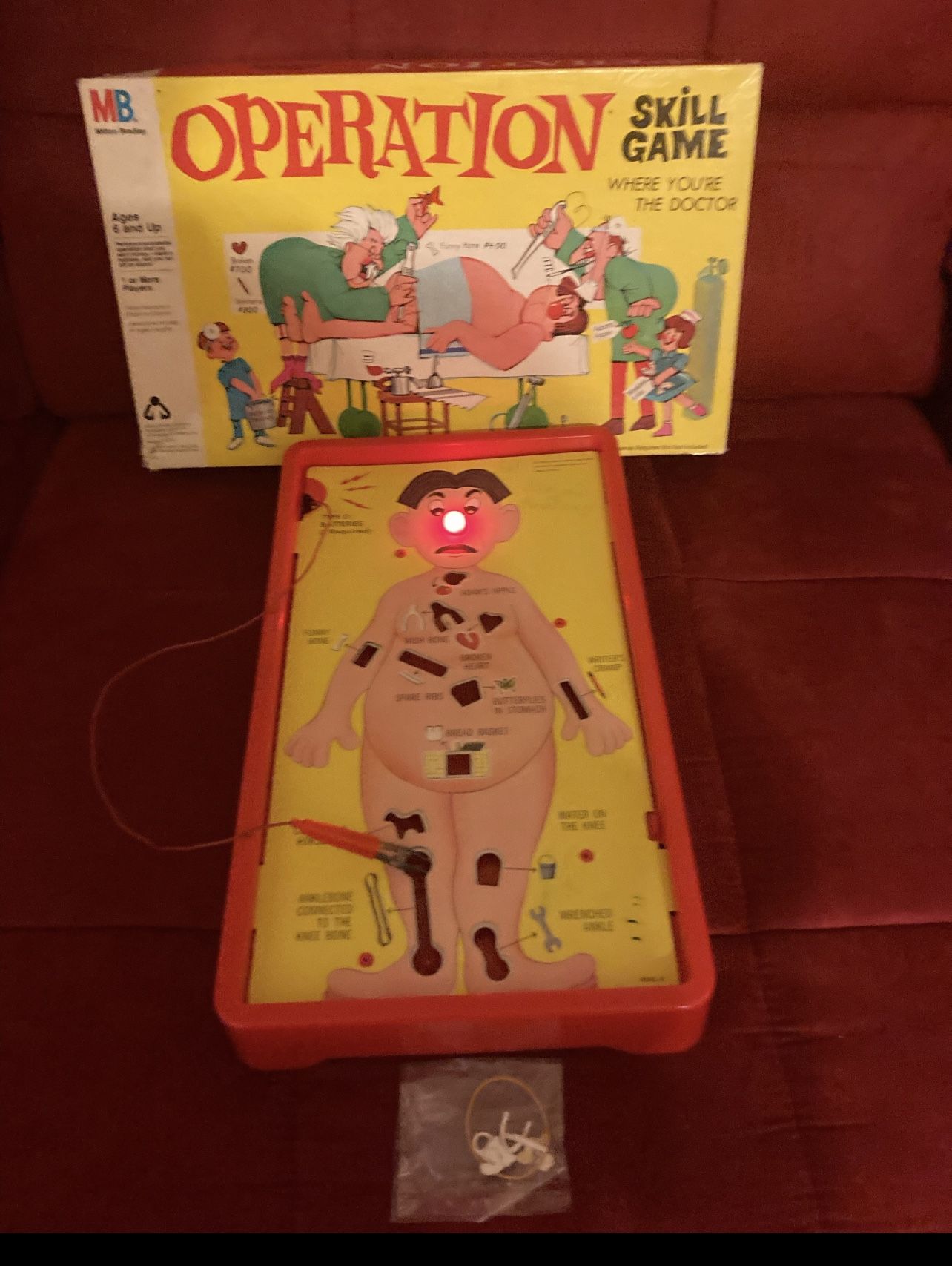 1965 Milton Bradley Operation Skill Game