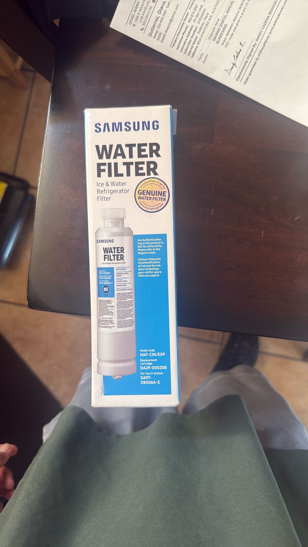 Water filter