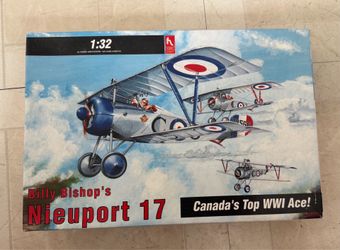 Hobby Craft “Billy Bishop’s Nieuport 17” Model Kit — 1/32 Scale — Sealed/