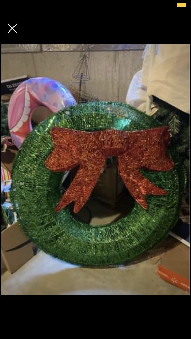 wreath light up