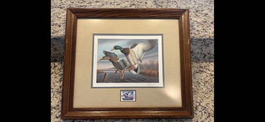  Ronald J Lougue- 1988 Virginia Waterfowl Stamp Print
