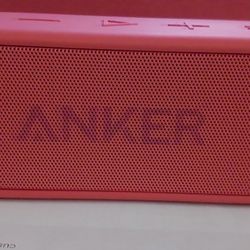 NEW Anker Soundcore 24-HR Playtime Bluetooth Speaker with Case - Red