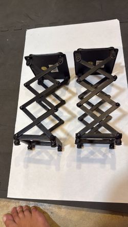 10” Iron Candlestick Holders